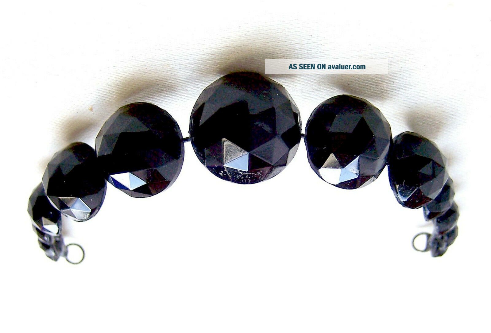 Victorian Mourning French Jet Tiara Hair Accessory | #16683