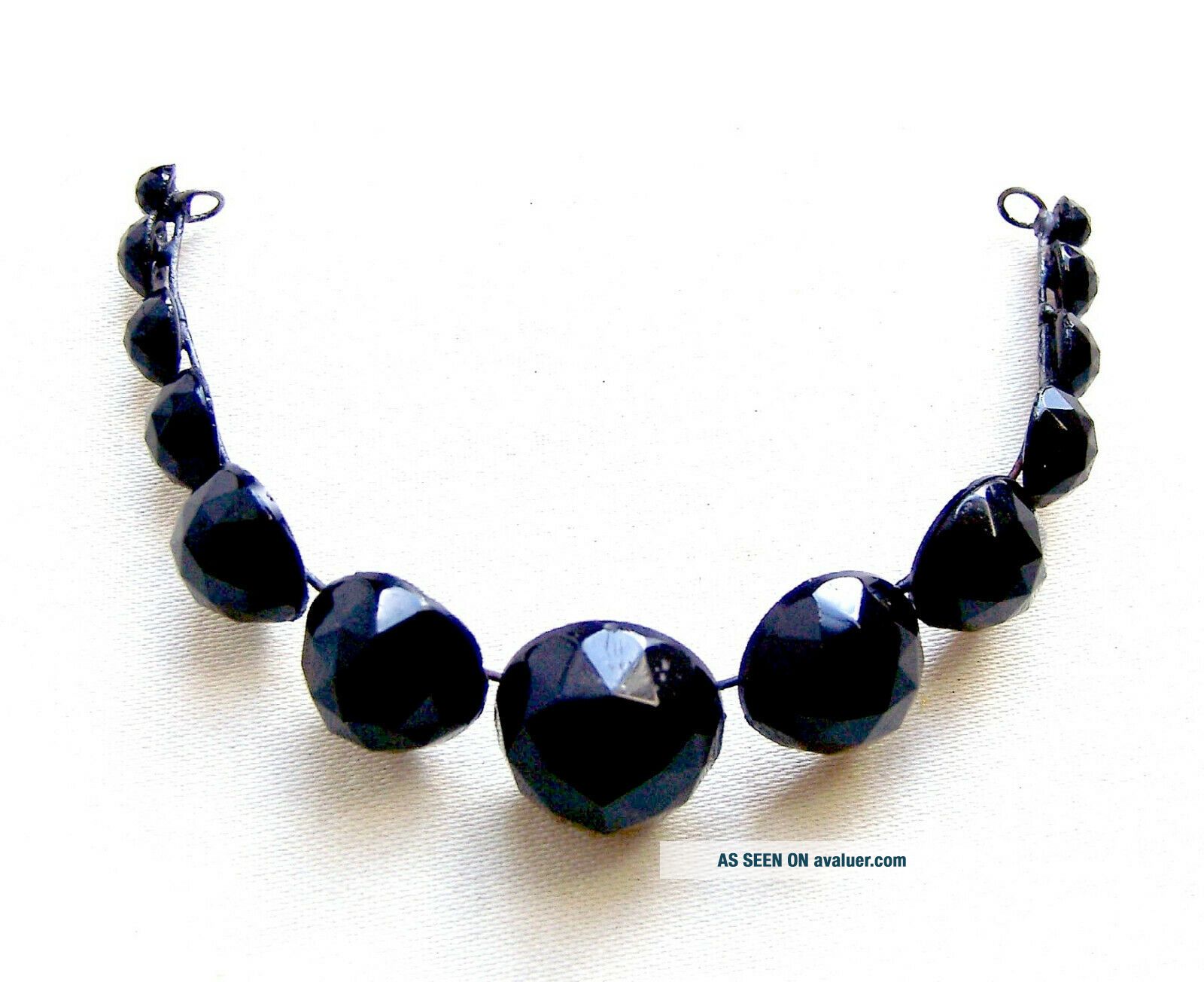 Victorian Mourning French Jet Tiara Hair Accessory | #16683