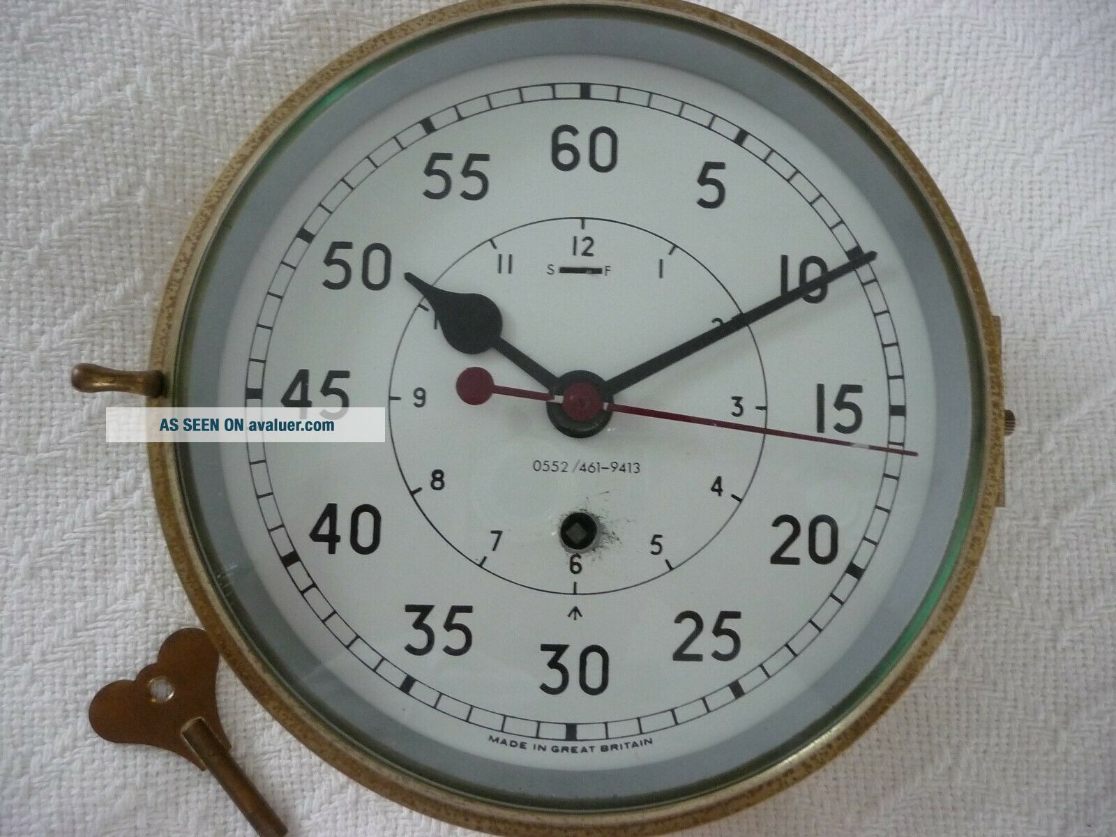 Clock British Royal Navy Admiralty 8 Day 85875 clock-british-royal-navy-admiralty-8-day-85875