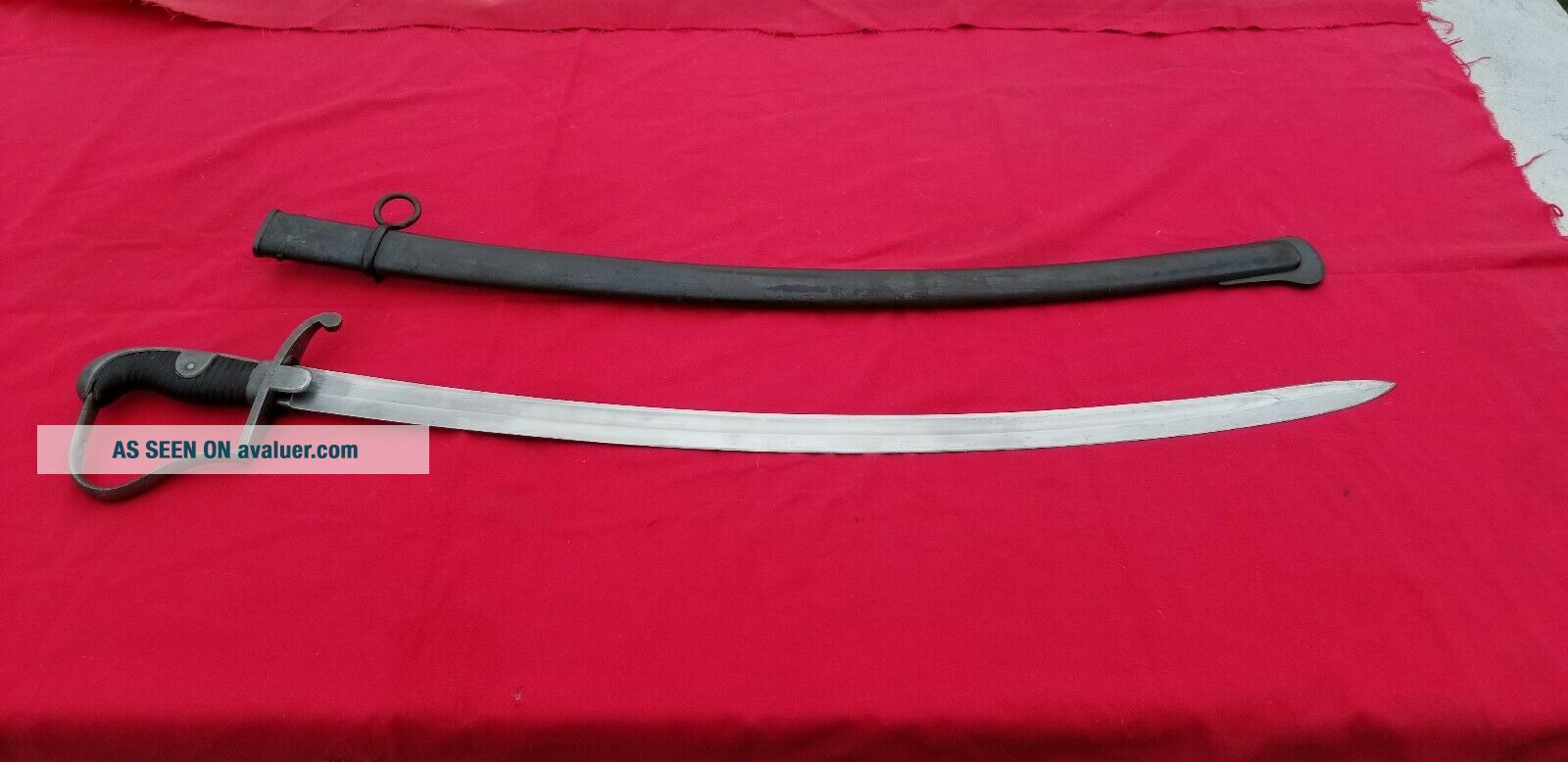 World War I German Heavy Artillery Sword Butcher Blade | #90351