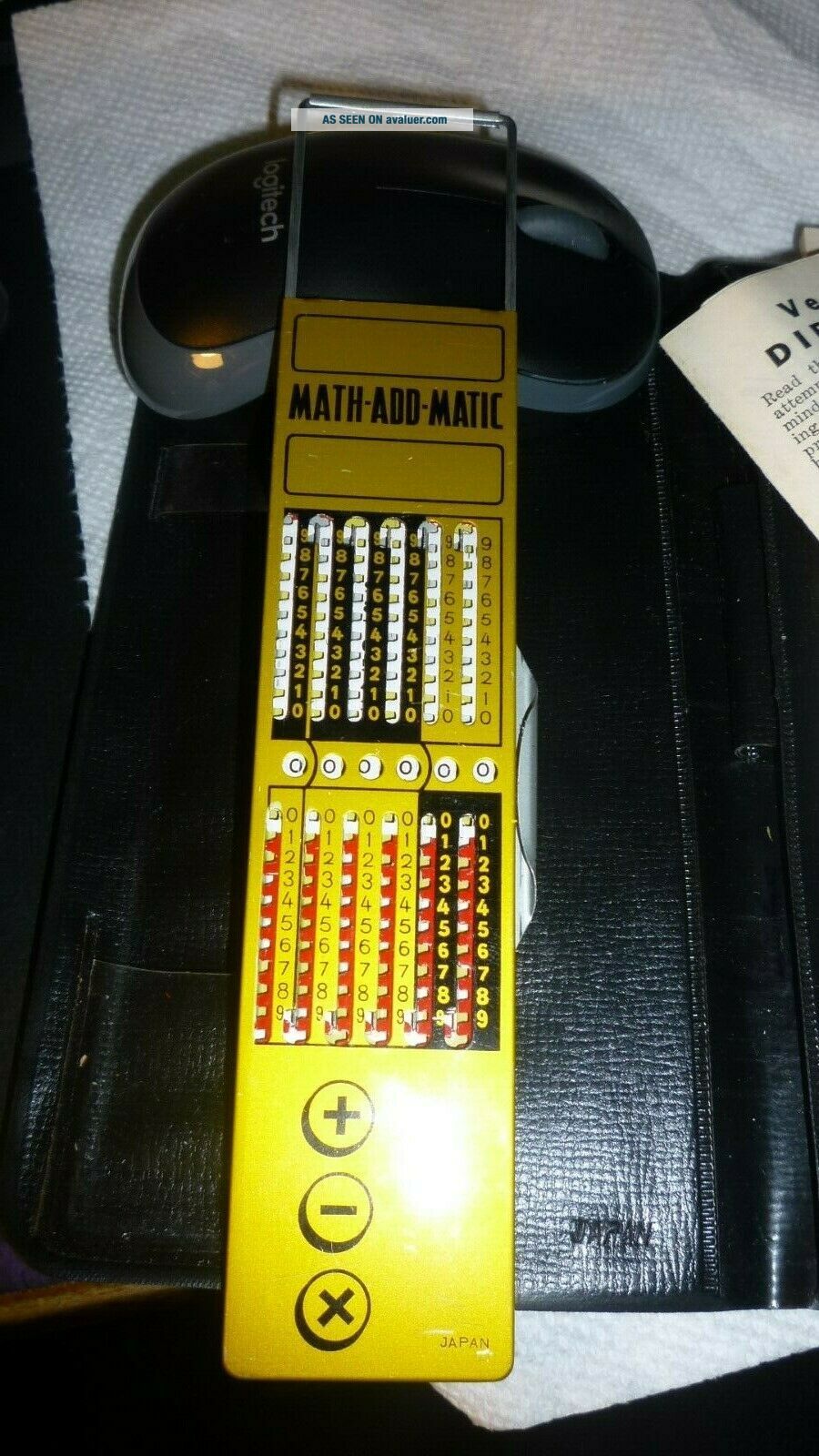 Vintage Mathpad Computer VINTAGE ANTIQUE MATH - ADD - MATIC ADDING MACHINE CALCULATOR ...