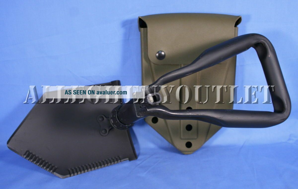 Militray Etool Ames Or LHB US Military E Tool Entrenching Folding Shovel W/ Cover 24 ...