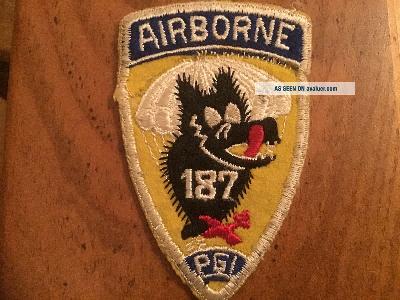WW2 US ARMY 187TH PARACHUTE GLIDER REGEMENT PATCH | #376933