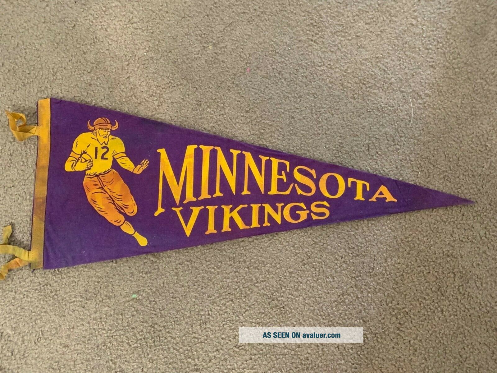 Minnesota Vikings 1960’s Rare Vintage Pennant | Pennants, Flags ...