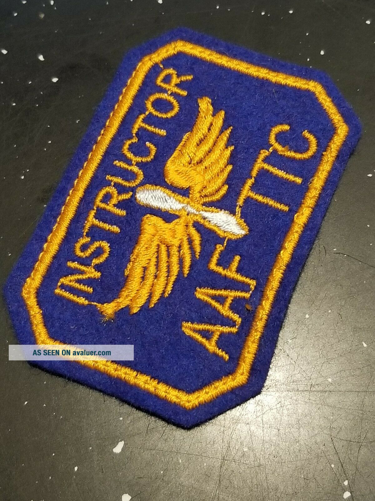 WWII 1950s Army Air Corps AAF TTC Instructor Air Depot Wool Patch | #595249