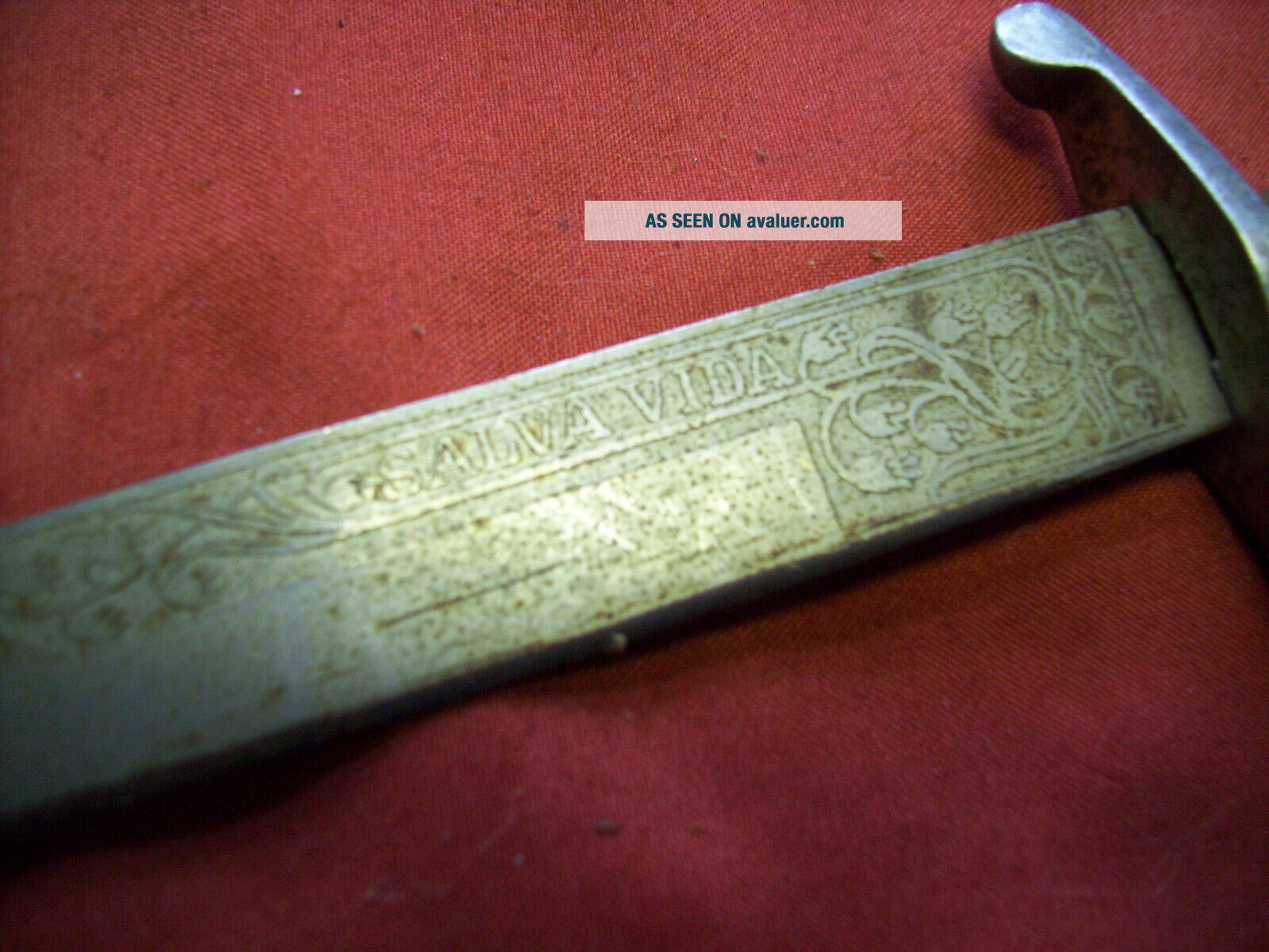 Unknown German Italian Sword Dagger Knife Salva Vida | #650767