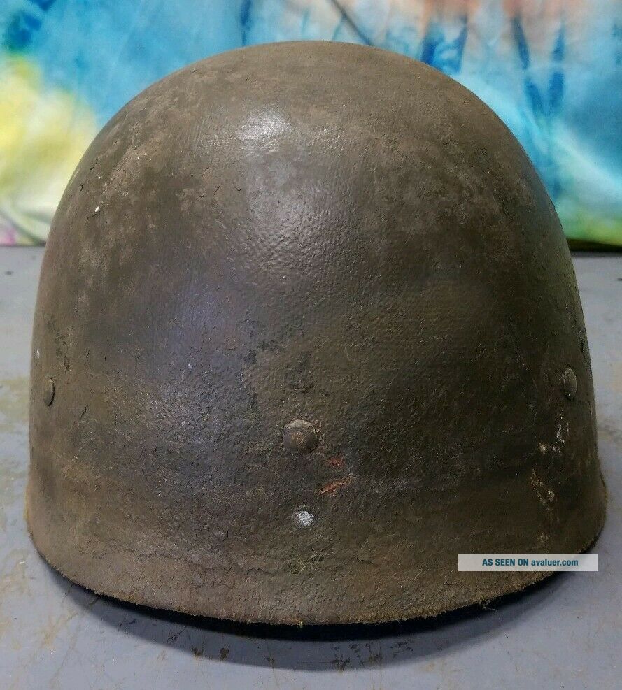Vtg WWII WW2 US Army Military M1 Fiberglass Helmet Liner L2 | #755575