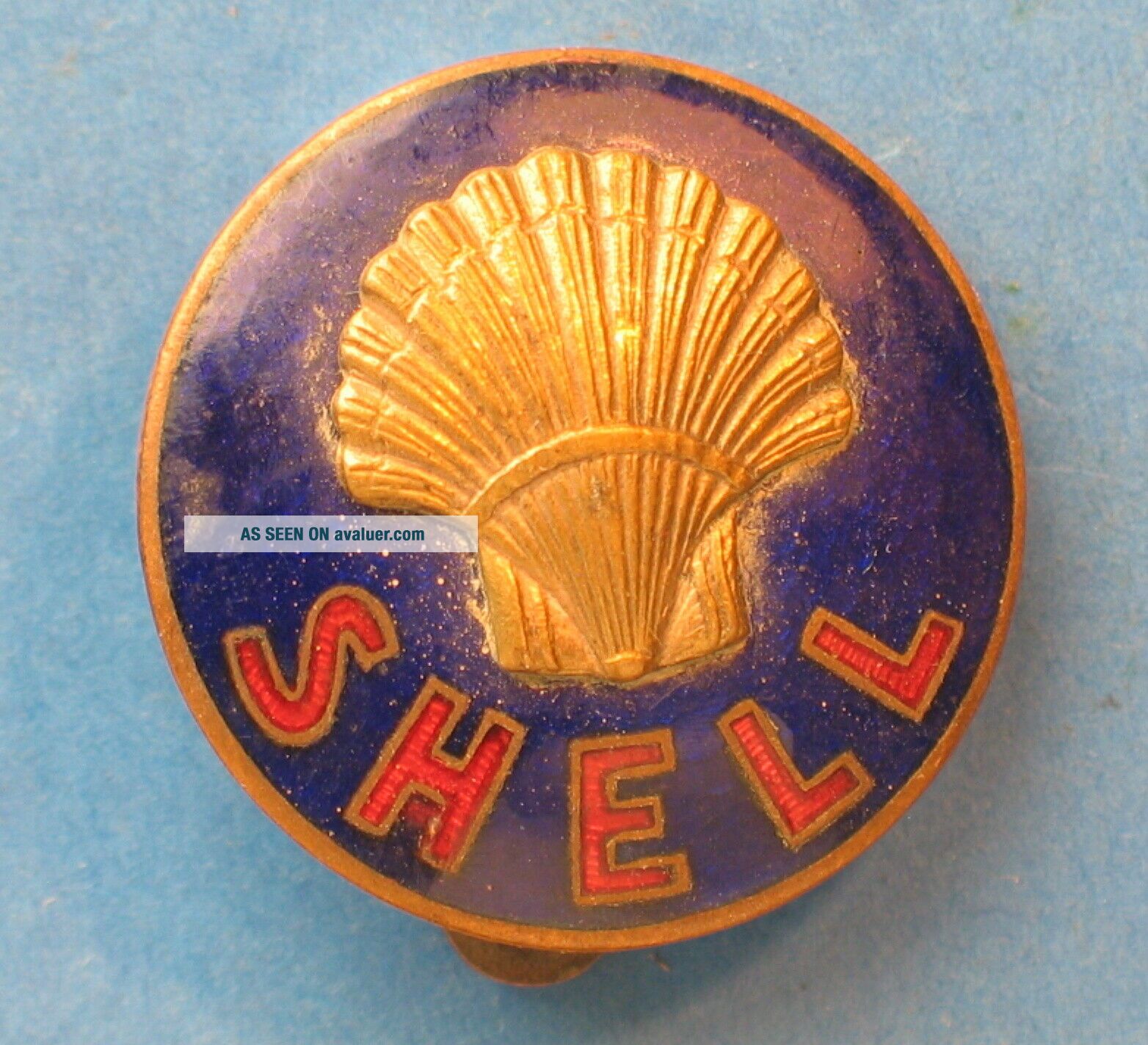 49 Vintage Shell Oil Company Enamel Lapel Badge Pin | #821762