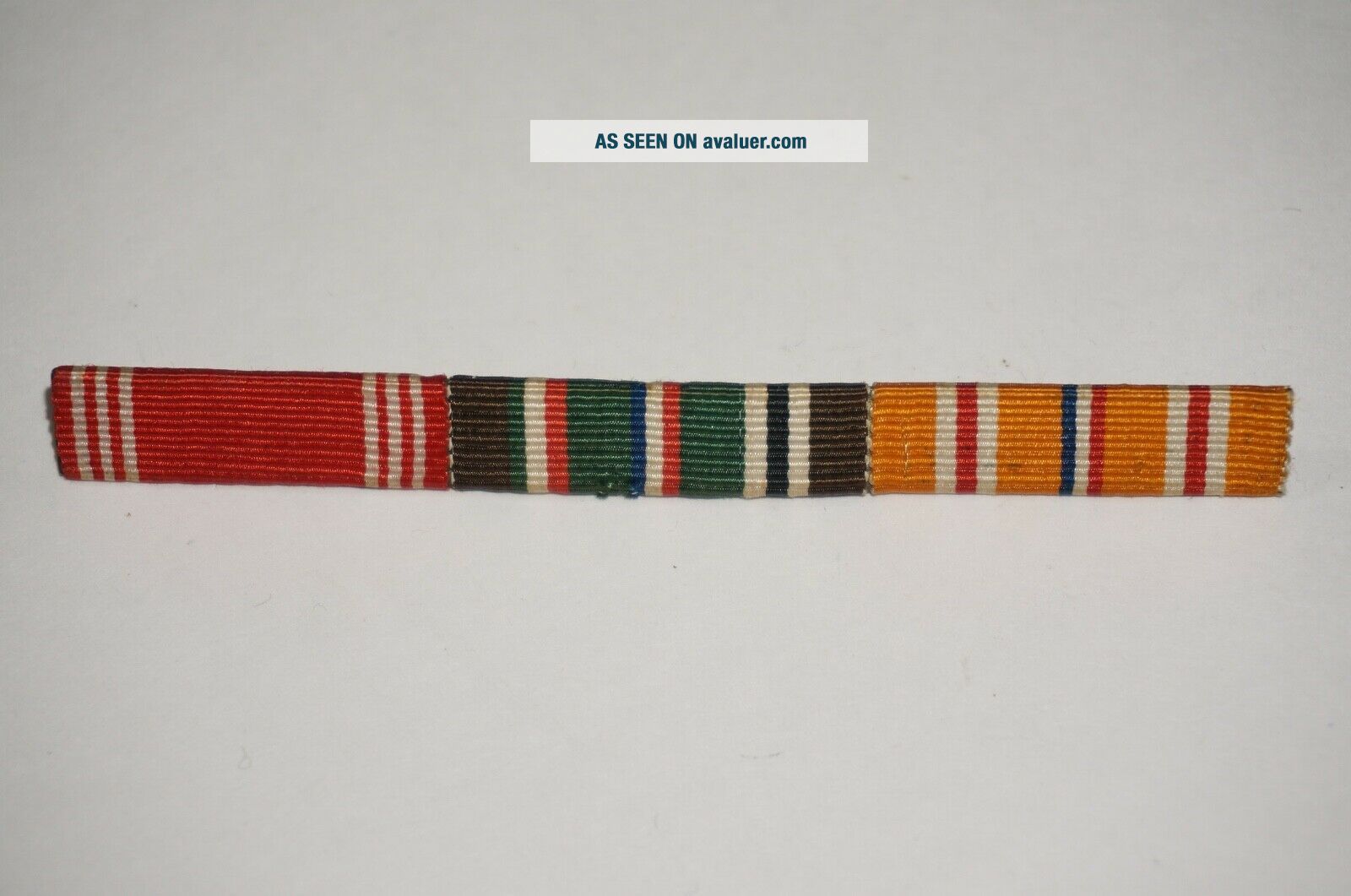 Ribbon Tiater Theater Made WWII US Army Ribbon Bar CBI Made Pacific ETO Service M2876 ...