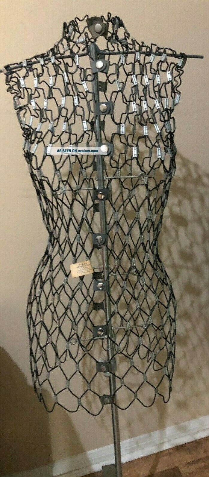 Vintage The Dritz My Double Adjustable Wire Dress Form Mannequin With ...