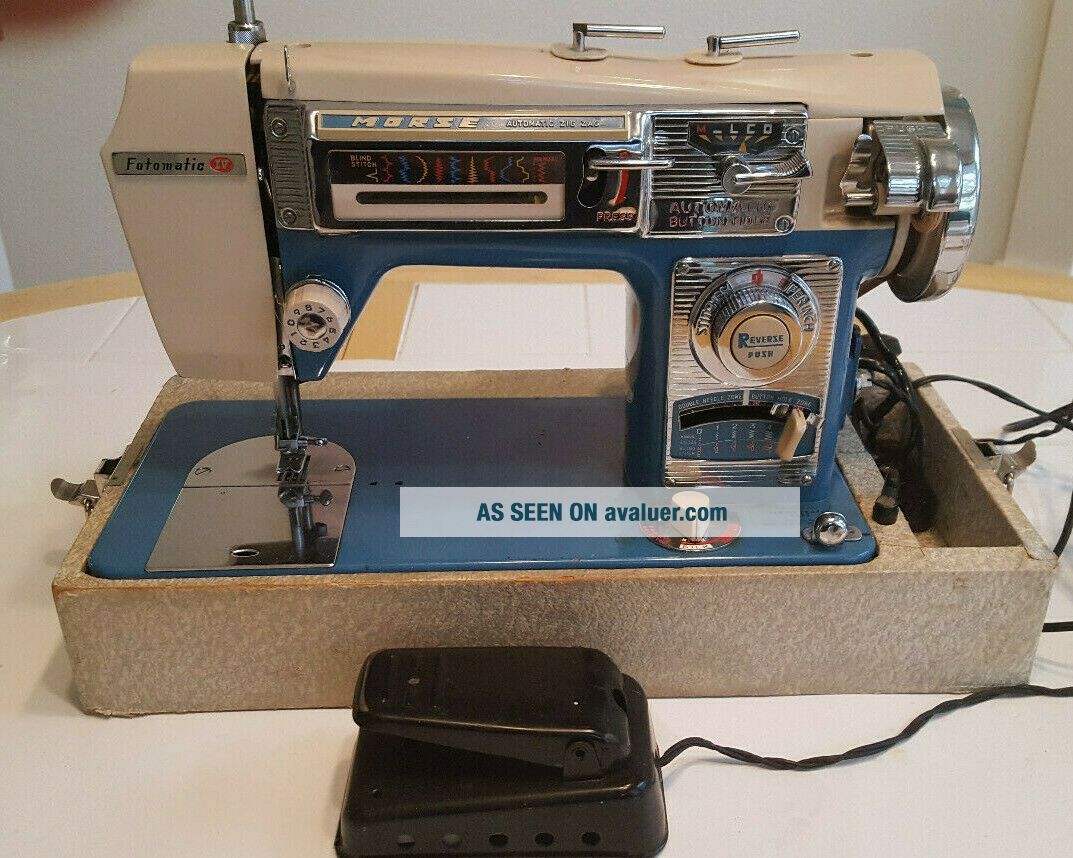 Morse Zig Zag 4400 Fotomatic IV Sewing Machine Vintage 1960s W Case ...
