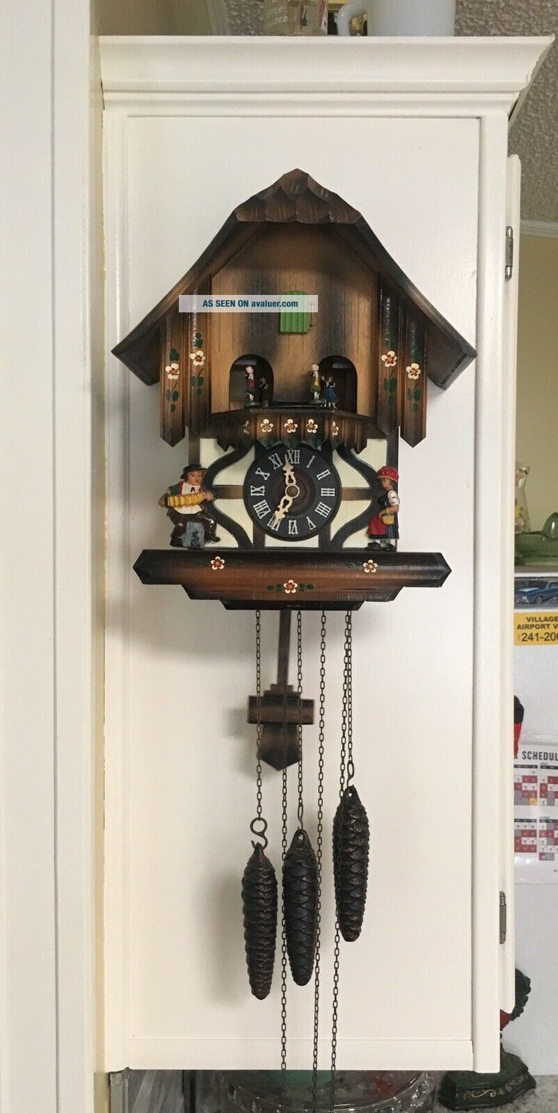 Vtg Schmeckenbecher Musical Black Forest Cuckoo Clock W Germany Dancers ...