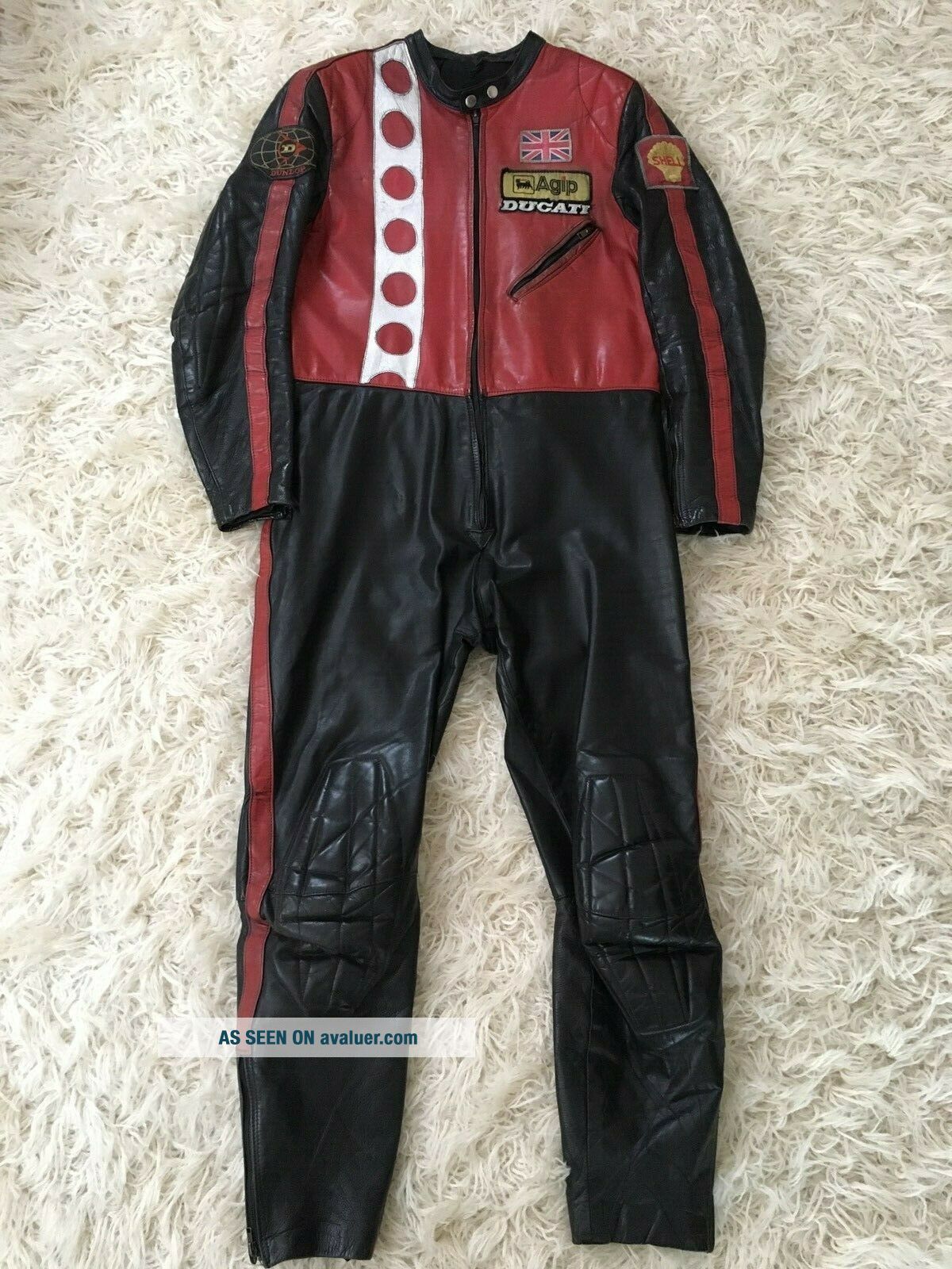 Vintage 60 ' S Kett Motorcycle Motorbike Leathers All In One Racing ...