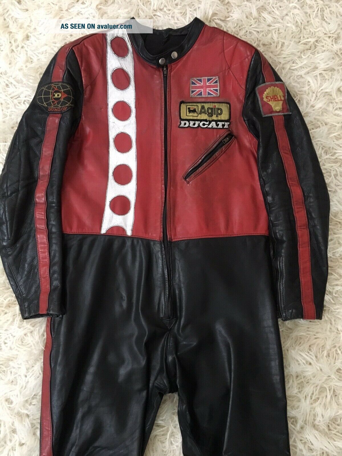 Vintage 60 ' S Kett Motorcycle Motorbike Leathers All In One Racing ...