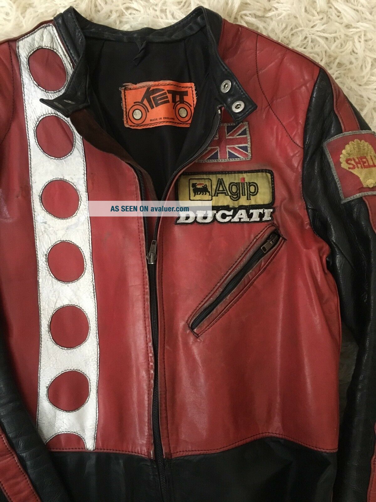 Vintage 60 ' S Kett Motorcycle Motorbike Leathers All In One Racing ...