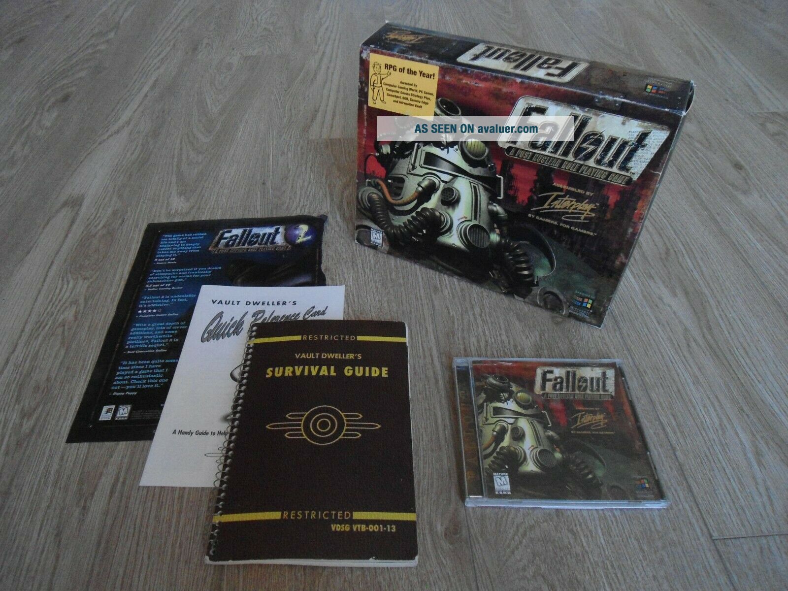 Fallout 1boxart Fallout 1 (1997) - Rare Collectors Big Box - COMPLETE - Great Cond ...