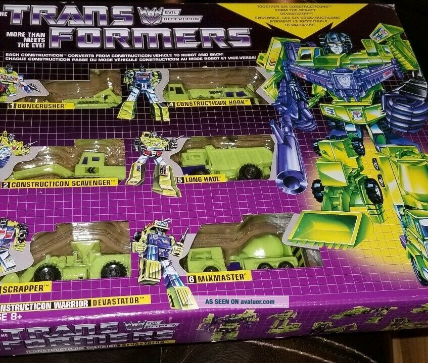 Hasbro Transformers: Vintage G1 Constructicon Devastator Walmart ...