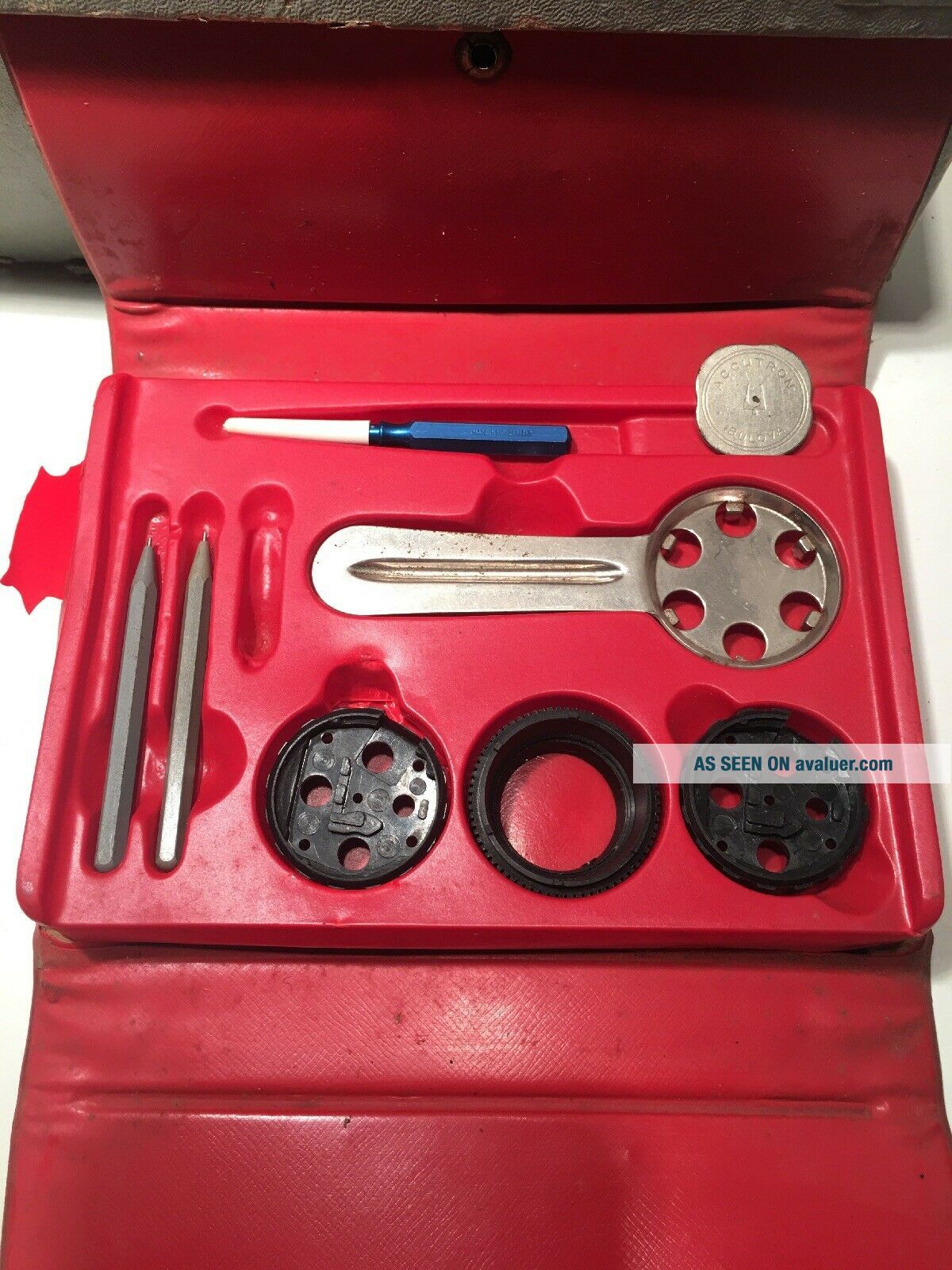 Vintage Bulova Accutron Watch Repair Service Kit - Tools And Parts ...
