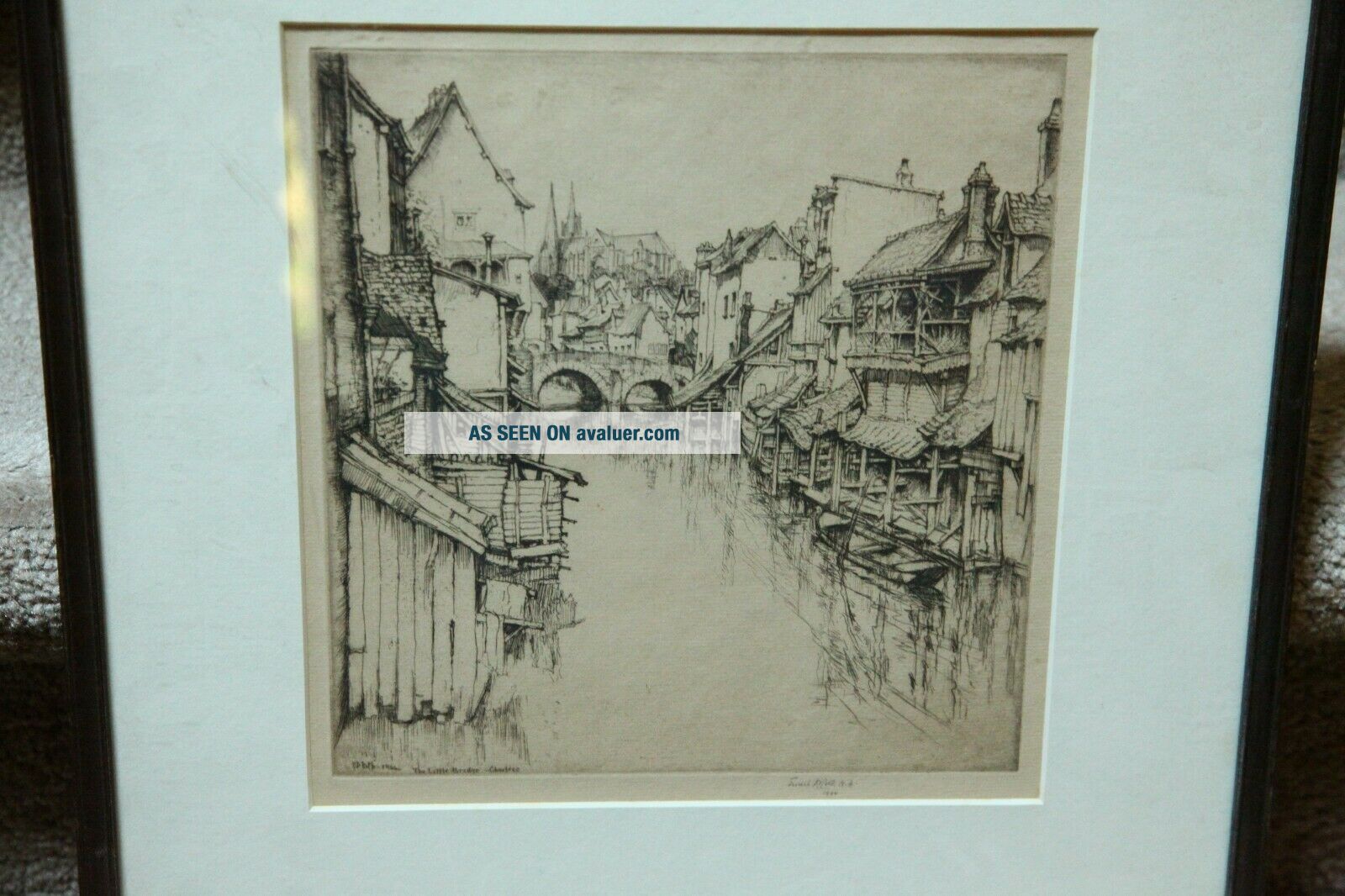 Ernest David Roth Orig. Pencil Signed Etching 