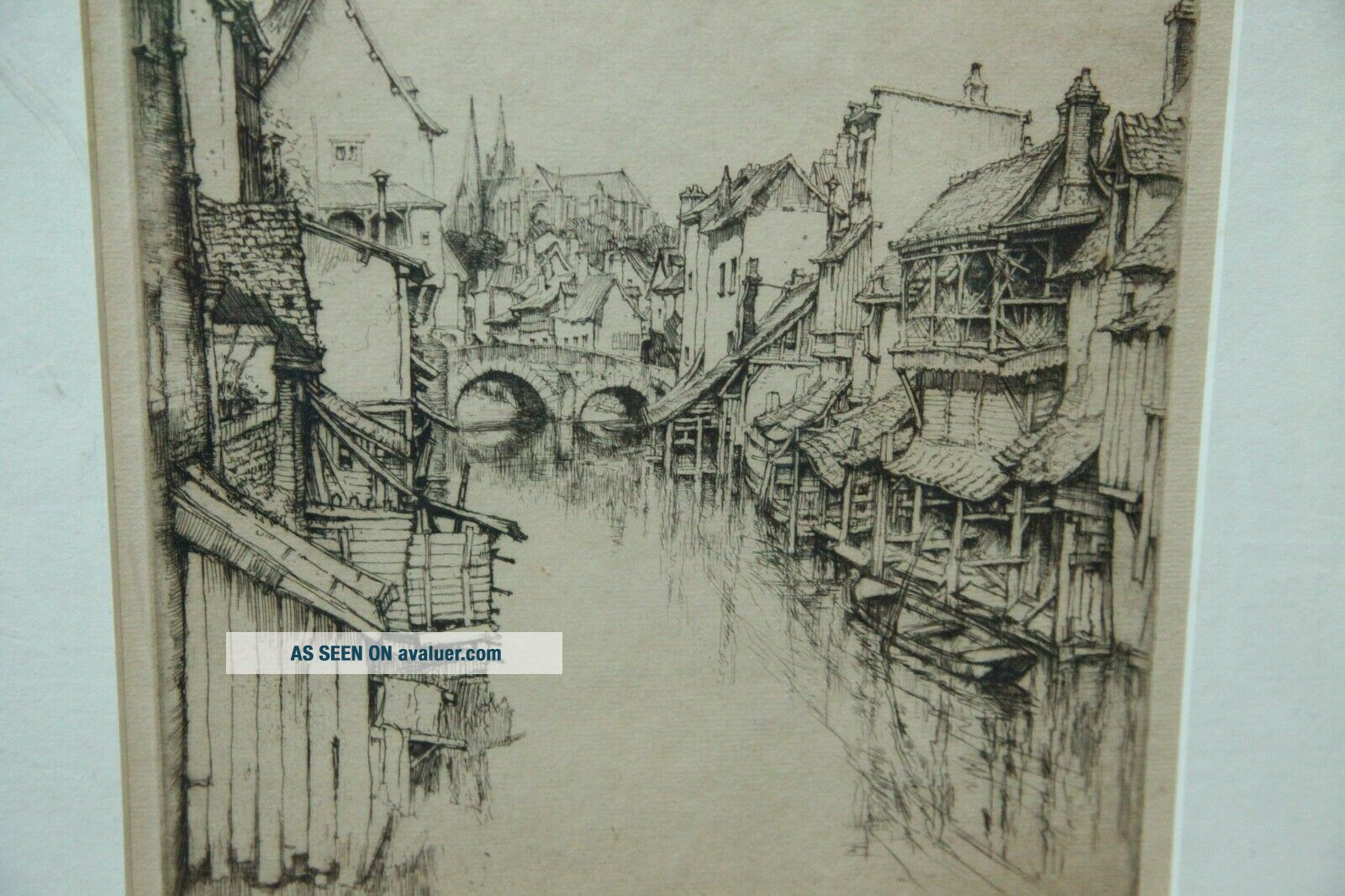 Ernest David Roth Orig. Pencil Signed Etching 